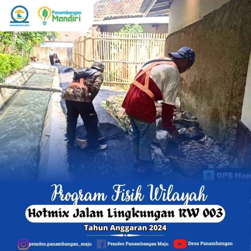 PROGRAM FISIK WILAYAH TA. 2024 RW.003